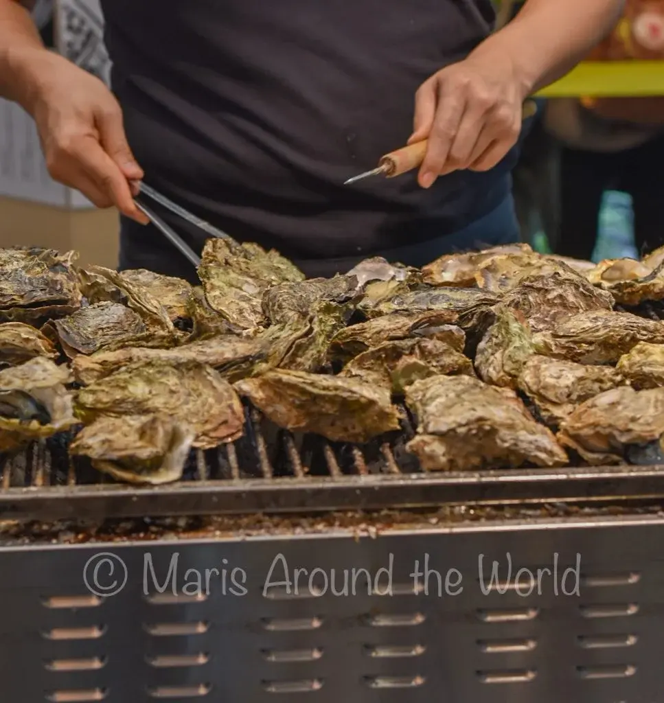 Street Oyster Grills (near Miyajima Ferry Terminal)